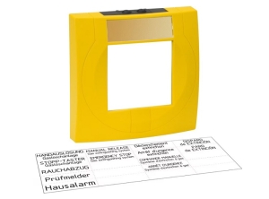 CARCASA GALBENA CU GEAM PENTRU BUTON INCENDIU