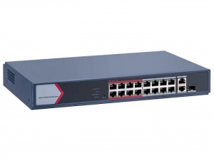 SWITCH CU 16 PORTURI POE SI 2 PORTURI GIGABIT