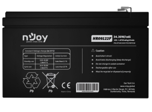 ACUMULATOR UPS, 12V, F2 (T2), PB-ACID AGM