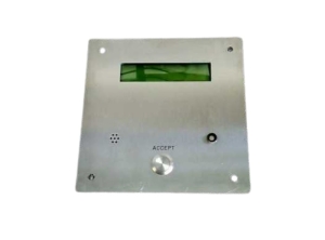 MONITOR LCD CU BUTON RESETARE, INOX