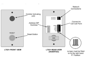 UNITATE RESETARE DIN CORIDOR, ADRESABILA, INOX