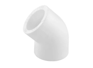 COT 45 GRADE PENTRU TEAVA DE 25MM, ALB, SET 10 BUC