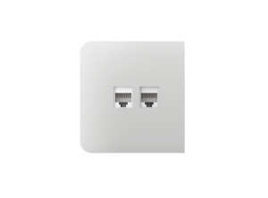 CARCASA ALBA LATERALA PENTRU OUTLET (LAN)