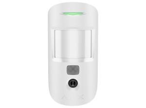 DETECTOR PIR CU CAMERA, ALB, FOTO LA CERERE