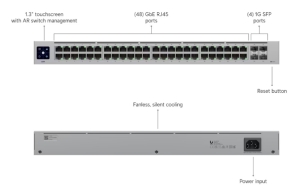 SWITCH MANAGED CU 48 PORTURI RJ45, 4 X SFP